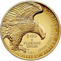 2019-W 1 oz American Liberty High Relief Gold Coin (Box + CoA) APR 57