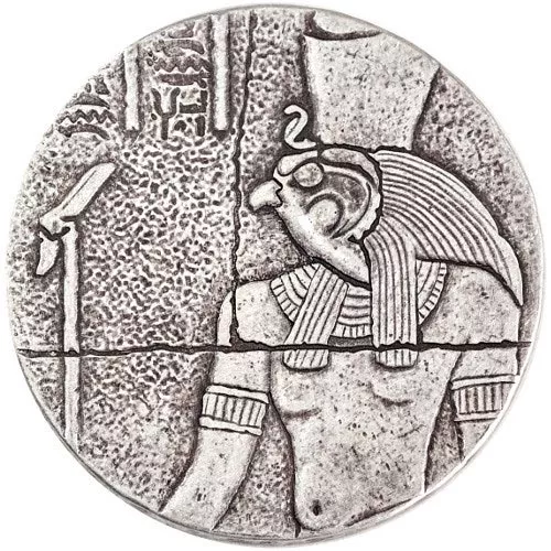 2016 2 oz Republic of Chad Egyptian Relic Series Horus Silver Coin (BU) APR 57