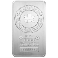 10 oz (RCM) Royal Canadian Mint Silver Bar (New) APR 57