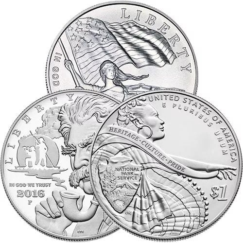 $1 US Mint Commemorative Silver Coin (BU or Proof) APR 57
