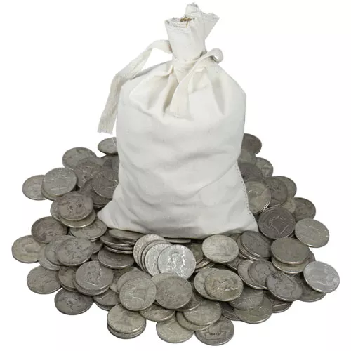 90% Silver Coins ($500 FV, Circulated, Dimes and/or Quarters) APR 57
