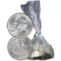 90% Silver Washington Quarters ($100 FV, Circulated) APR 57