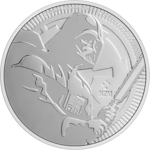 2020 1 oz Niue Silver Star Wars Darth Vader Coin (BU) APR 57