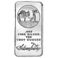 10 oz SilverTowne Prospector Silver Bar (New) APR 57