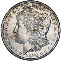 Morgan Silver Dollar Coin (1878-1904, VG+) APR 57
