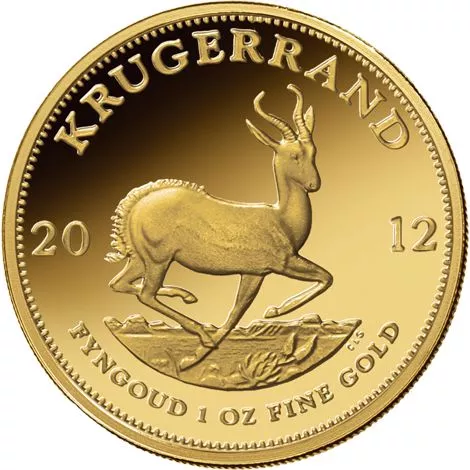 1 oz South African Gold Krugerrand Coin (Random Year, BU) APR 57