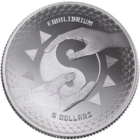 2020 1 oz Tokelau Equilibrium Silver Coin (BU) APR 57