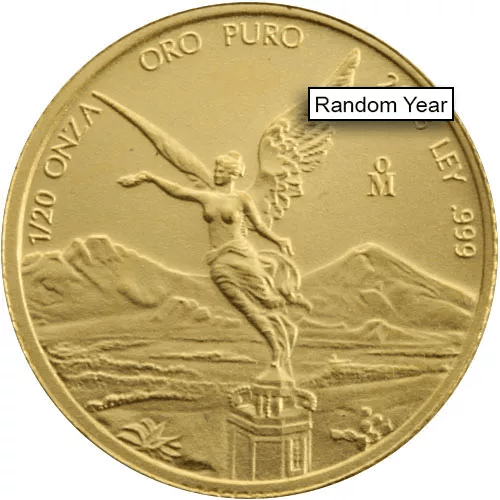 1/20 oz Mexican Gold Libertad Coin (Random Year) APR 57