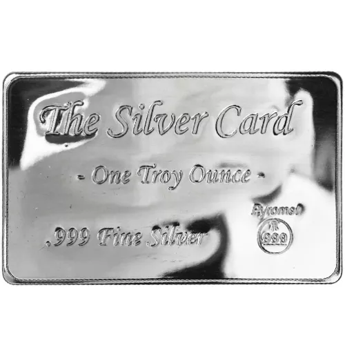 1 oz Pyromet Silver Card (New w/ CoA) APR 57