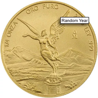 1/4 oz Mexican Gold Libertad Coin (Random Year) APR 57