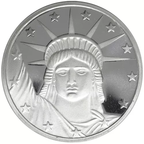 1 oz SilverTowne Lady Liberty Silver Round (New) APR 57