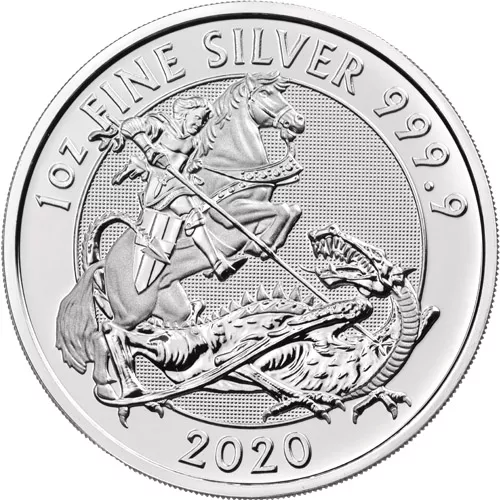 2020 1 oz British Silver Valiant Coin (BU) APR 57