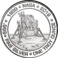 1 oz SilverTowne Apollo 11 Silver Round (New) APR 57