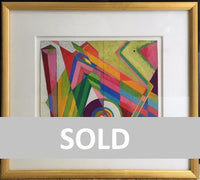 Orginal Signed Rolph Scarlett "Abstract" Gouache Painting c.1940's - $15K VALUE APR 57