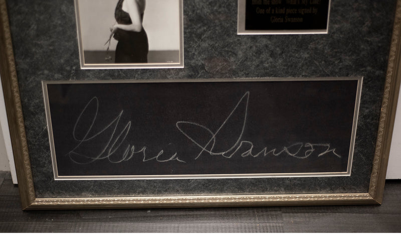 GLORIA SWANSON "What's My Line?" Autographed Slate, C. 1965 - $15K Appraisal Value! @ APR 57