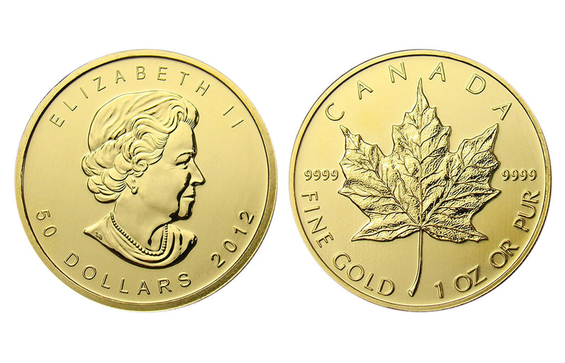 Canadian Maple Leaf 1 Oz. Uncirculated Gold Coins ✓ APR 57