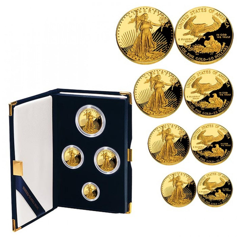 American Eagle Gold Boxed Proof Set ✓ APR 57