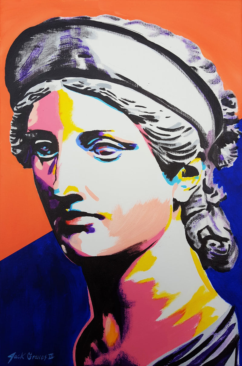 Jack Graves III, 'Greek Goddess Head Icon', Icon Series 2020 - Apr Value: $1K* APR 57