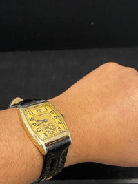 HAMILTON Vintage C. 1930s Rare Tonneau Wristwatch - $8K APR Value w/ CoA! APR 57