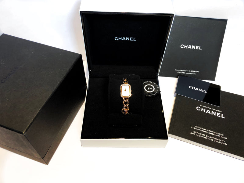 CHANEL Premier 18K Rose Gold Lady's Watch w/ Diamond Bezel