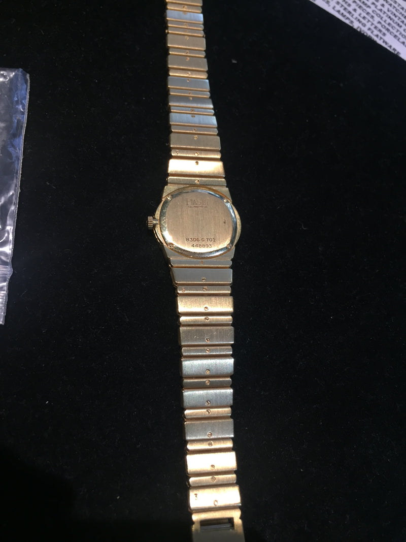 PIAGET Polo 18K Yellow Gold Ladies Watch w/ Diamond Bezel, #8306.C.701 - $40K VALUE! APR 57