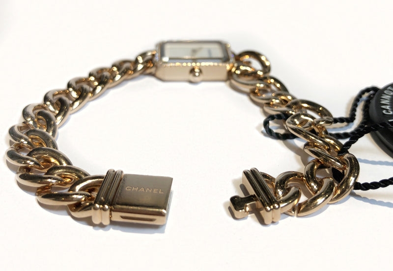 CHANEL Premier 18K Rose Gold Lady's Watch w/ Diamond Bezel & Peal Dial - $25K VALUE! APR 57