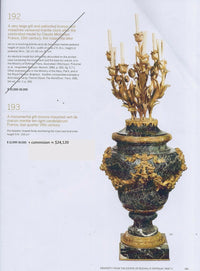 10-Light Candelabra Ex Sotheby's Gilt-Bronze France Candle Stick w/COA App.$40K APR 57