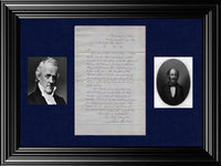 JAMES BUCHANAN Secretary of State Signed Letter to Charge d'Affaires of John Randolph Clay - $20K VALUE APR 57