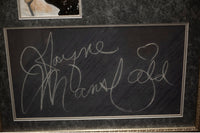 JAYNE MANSFIELD "What's My Line?" Autographed Slate, C. 1964 - COA- $20k APR!!@ APR 57