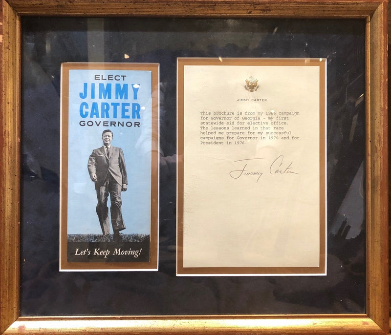 Original Jimmy Carter's 1966 Brochure and Doc Signed w/Great Seal, COA, App$10k APR 57