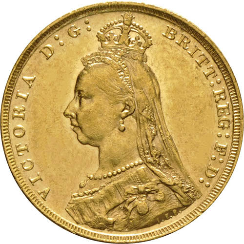 Great Britain Gold Sovereign Coin – Queen Victoria Jubilee APR 57