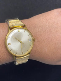 JUNGHANS Vintage c1950s 17-Jewel Gold-Tone German-Made Wristwatch - $5K APR Value w/ CoA! APR 57