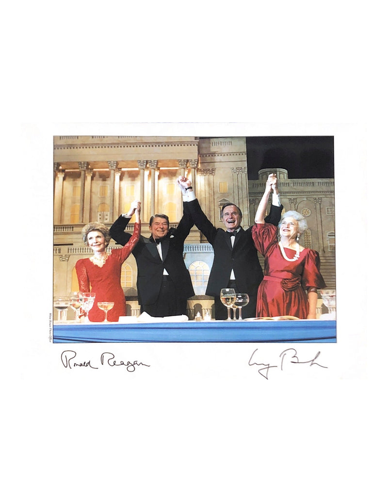 Photograph of Ronald Reagan and Nancy Davis Reagan - $800 APR Value w/ CoA! APR 57