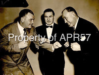 Original Photo of James Braddock, Tommy Loughran, and Jack Sharkey - $3K APR Value w/ CoA! APR 57