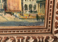 Luigi Scarpa Croce, 'Saint Marks, Venice', Original Oil On Canvas (Framed), c. 1957 - Appraisal Value: $10K* APR 57