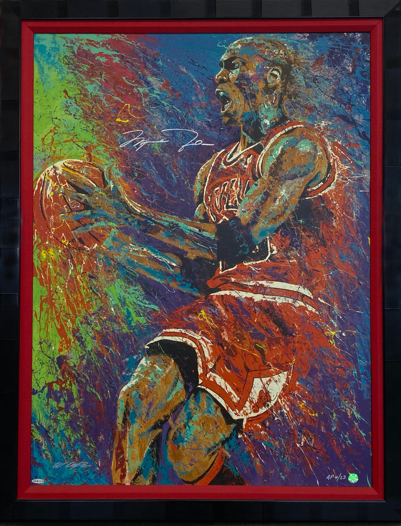 MICHAEL JORDAN Signed "For Love of the Game" Print by William Lopa w/ FREE NFT - $100K APR Value w/ CoA! APR 57