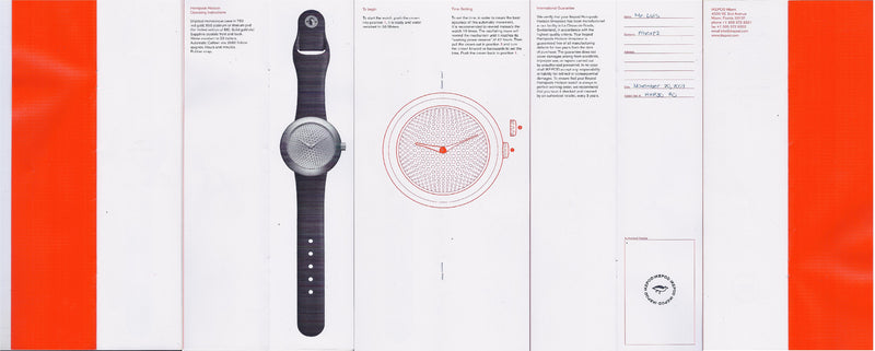 MARC NEWSON for IKEPOD Limited Edition Platinum Horizon Automatic Watch,  #HHP30 - $50K VALUE APR 57