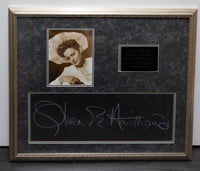 OLIVIA DE HAVILLAND "What's My Line?" Autographed Slate, C. 1964 - COA- $20k APR!!@ APR 57