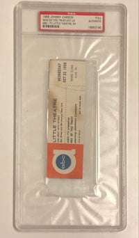 Johnny Carson Ticket for Who Do You Trust C. 1958 - $1K APR Value w/ CoA! APR 57