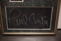PAUL ANKA "What's My Line?" Autographed Slate, C. 1964 -COA- $15K APR!!@ APR 57