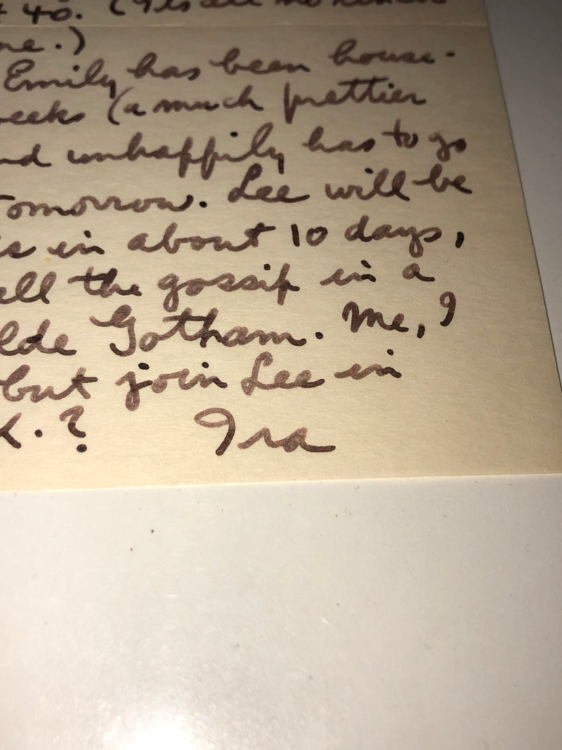 Ira Gershwin 1957 Letter to Friend, Irving Drutman - $10K APR Value w/ CoA! APR 57