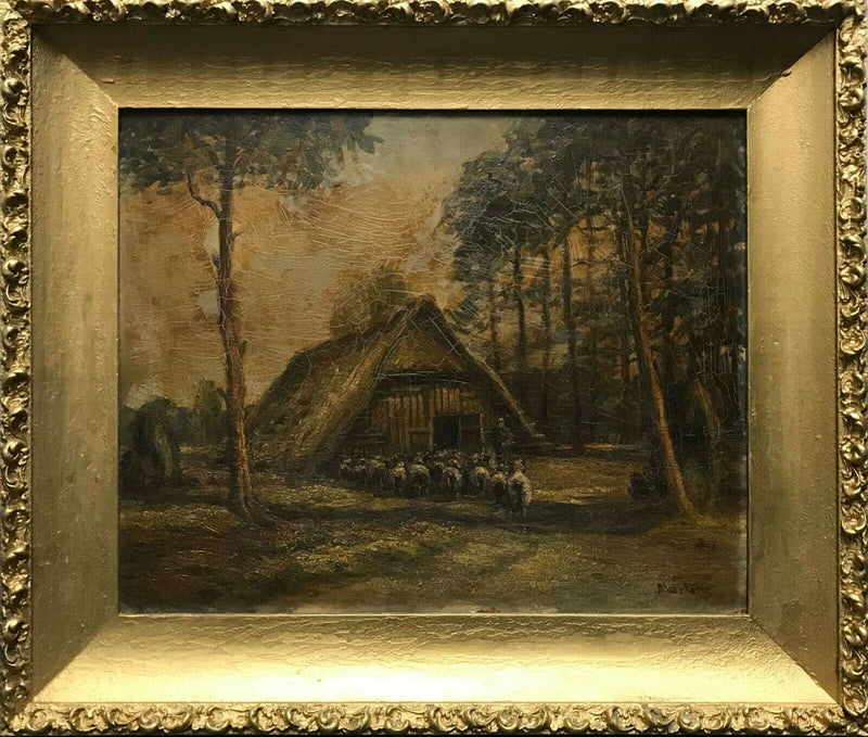 Conrad Martens, 'Shepherd's Cottage', Oil on Panel - Appraisal Value: $300K* APR 57