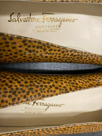 SALVATORE FERRAGAMO Boutique Printed Leopard Ballet Flats - $500 Appraisal Value! ✓ APR 57