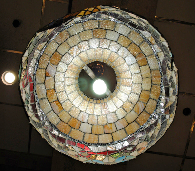 Gorgeous Vintage Tiffany-Style Floral Stained Glass Lamp - $20K VALUE* APR 57