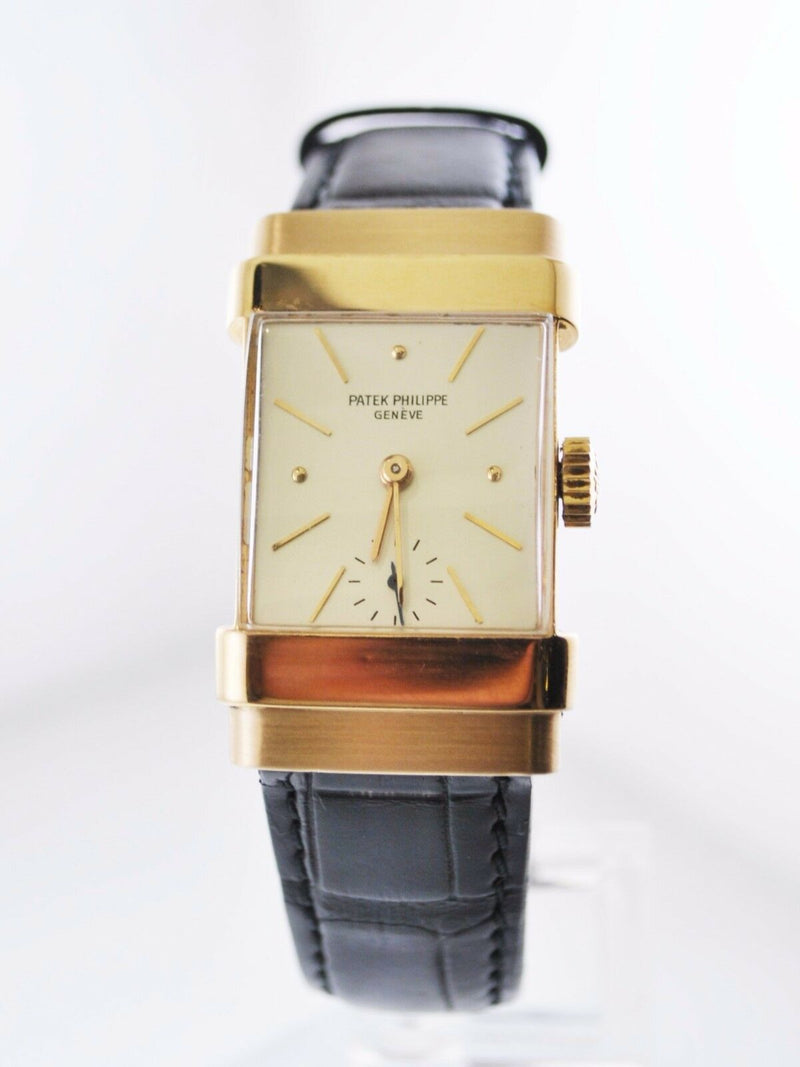 PATEK PHILIPPE Vintage 1947 Rare Top Hat 18K Rose Gold Men’s Mechanical Watch - $100K Appraisal Value! ✓ APR 57