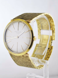 PATEK PHILIPPE Incredible Vintage 18K Yellow Gold Silk Style Bracelet Watch Ref. #2590- $60K Appraisal Value! ✓ APR 57