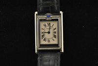 Cartier Basculante Reverso Style Lady's Stainless Steel Wristwatch with White Dial - $10K VALUE APR 57