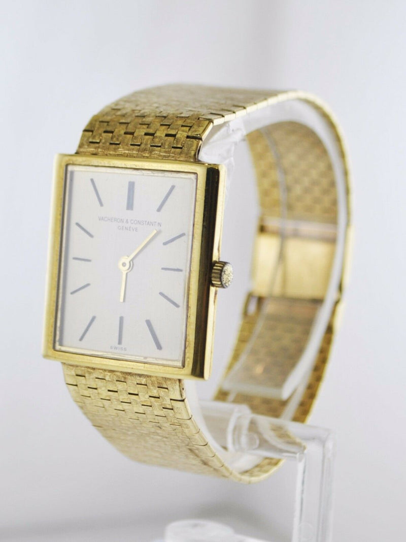 VACHERON CONSTANTIN Vintage 1930's 18K Yellow Gold Men's Rectangular Dress Watch - $40K Appraisal Value! ✓ APR 57