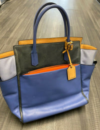 REED KRAKOFF Blue Atlantique Leather Top Handle Tote Bag - $2.5K APR Value! ✓ APR 57