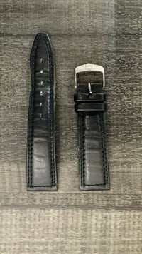 TAG HEUER Black Leather  Watch Strap  - $400 APR VALUE w/ CoA! ✓ APR 57